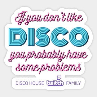 Disco Message Sticker